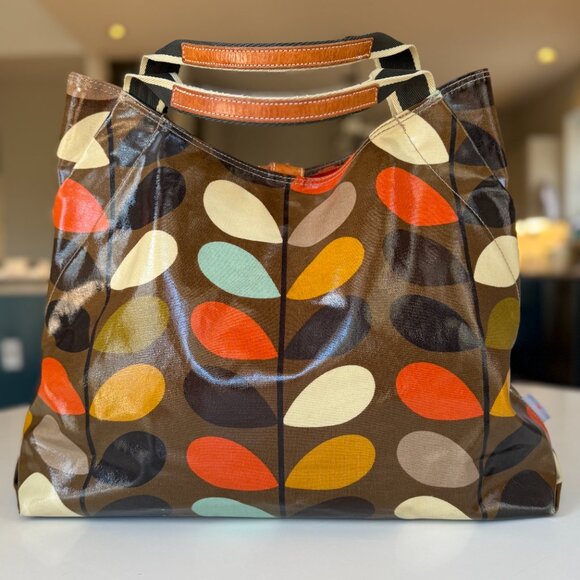 VTG Orla Kiely Large shoulder tote - Stem multicolor - Picture 2 of 13